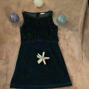 Jean mini dress dark blue by FACE/OFF